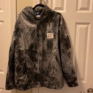 New York Giants NFL Grey Zip Up Jacket